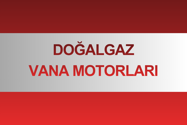 Doğalgaz Vana Motorları